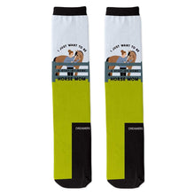 Dreamers & Schemers KNIT Boot Socks - Dapple Bay Horse Mom