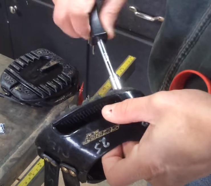 Install studs in Scoot Boots Pair Timberline Tack + Scoot Boot