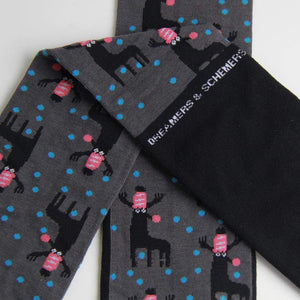 Dreamers & Schemers KNIT Boot Socks - Rudolph